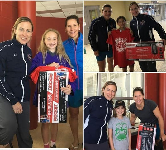 Lori Dupuis and Jayna Hefford Hockey School