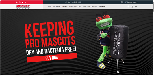 Stinger , the official Mascot of the NHL's Columbus Blue Jackets