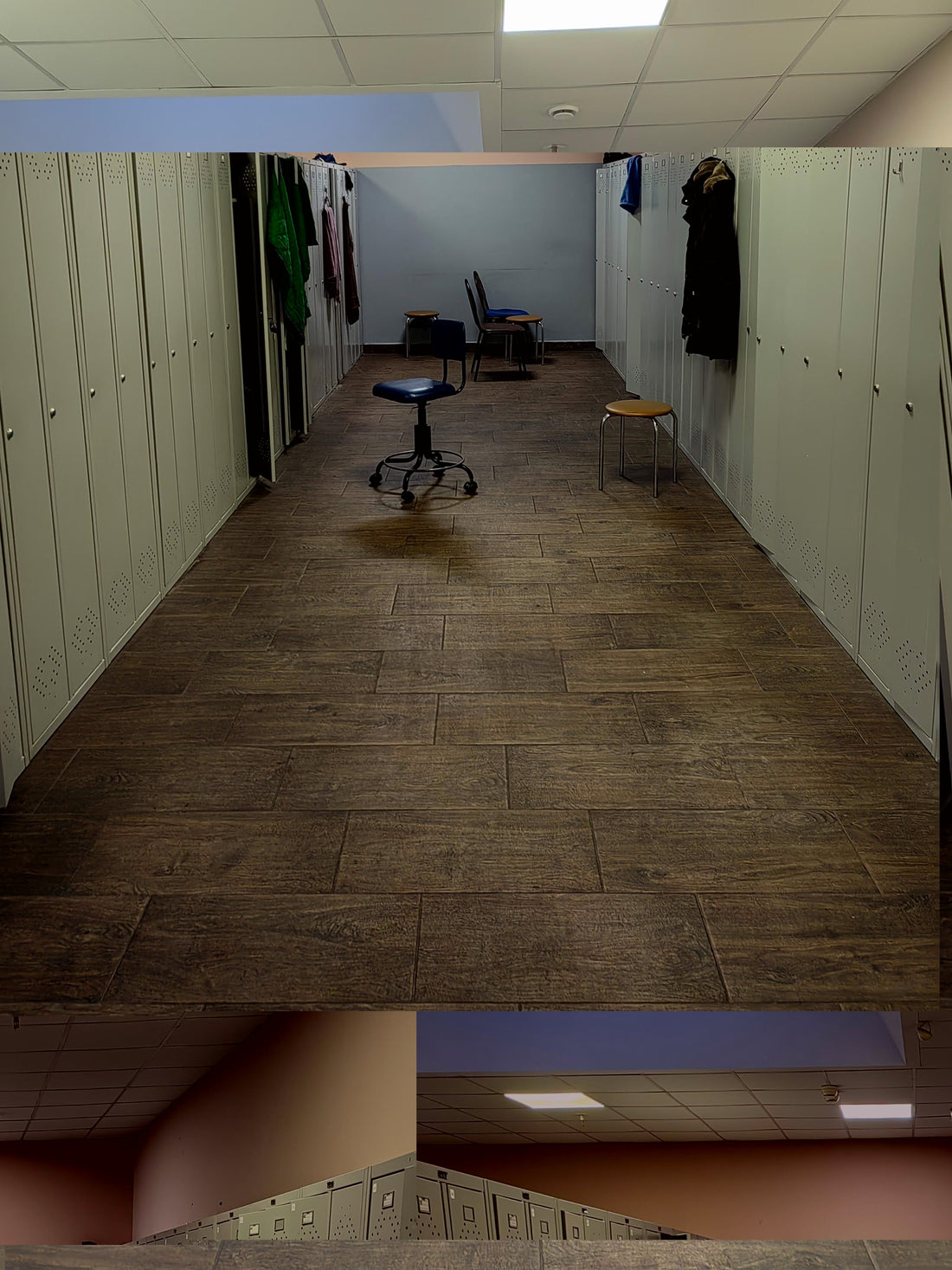 HOW MUCH bacteria is there on the gym changing room floor?