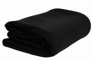 Proudly Canadian Black Fleece Blanket